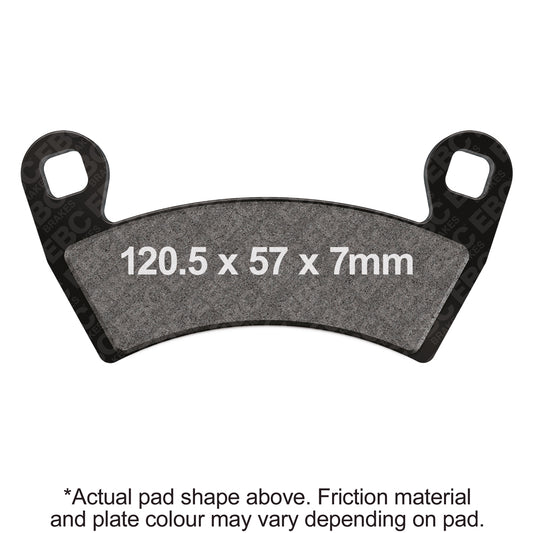EBC 2014 Polaris Sportsman 325 Ace Front Left/Right R Series Sintered Brake Pads
