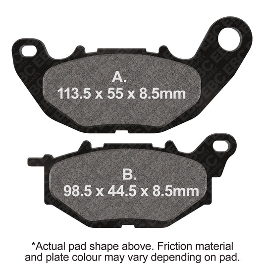EBC 15-23 Yamaha YZF R3 ABS Front Left/Right FA-SFA-X Brake Pads