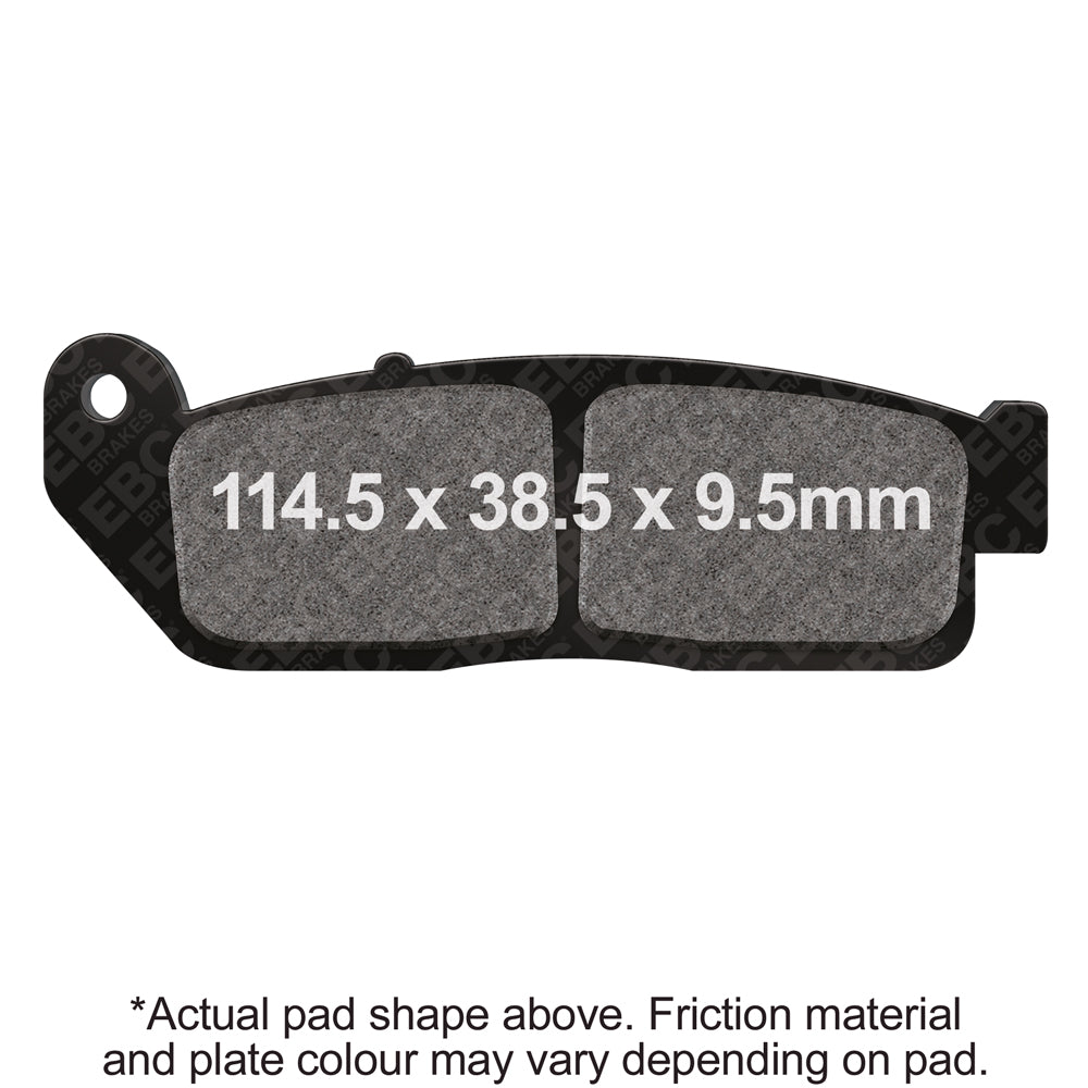 EBC 15-16 Indian Scout (w/Toso Calipers/Cast Wheels) Front Left Sintered HH Brake Pads