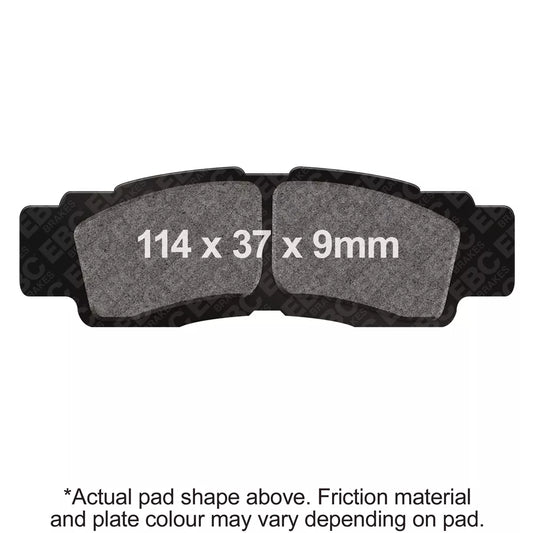 EBC 21-24 Yamaha RMAX 2 EPS YXE 10WP Front Left/Right R Series Sintered Brake Pads