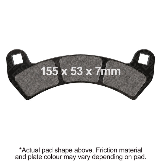 EBC 21-22 Polaris General 1000 XP 4 Deluxe 4 seat Front Left/Right SV Brake Pads