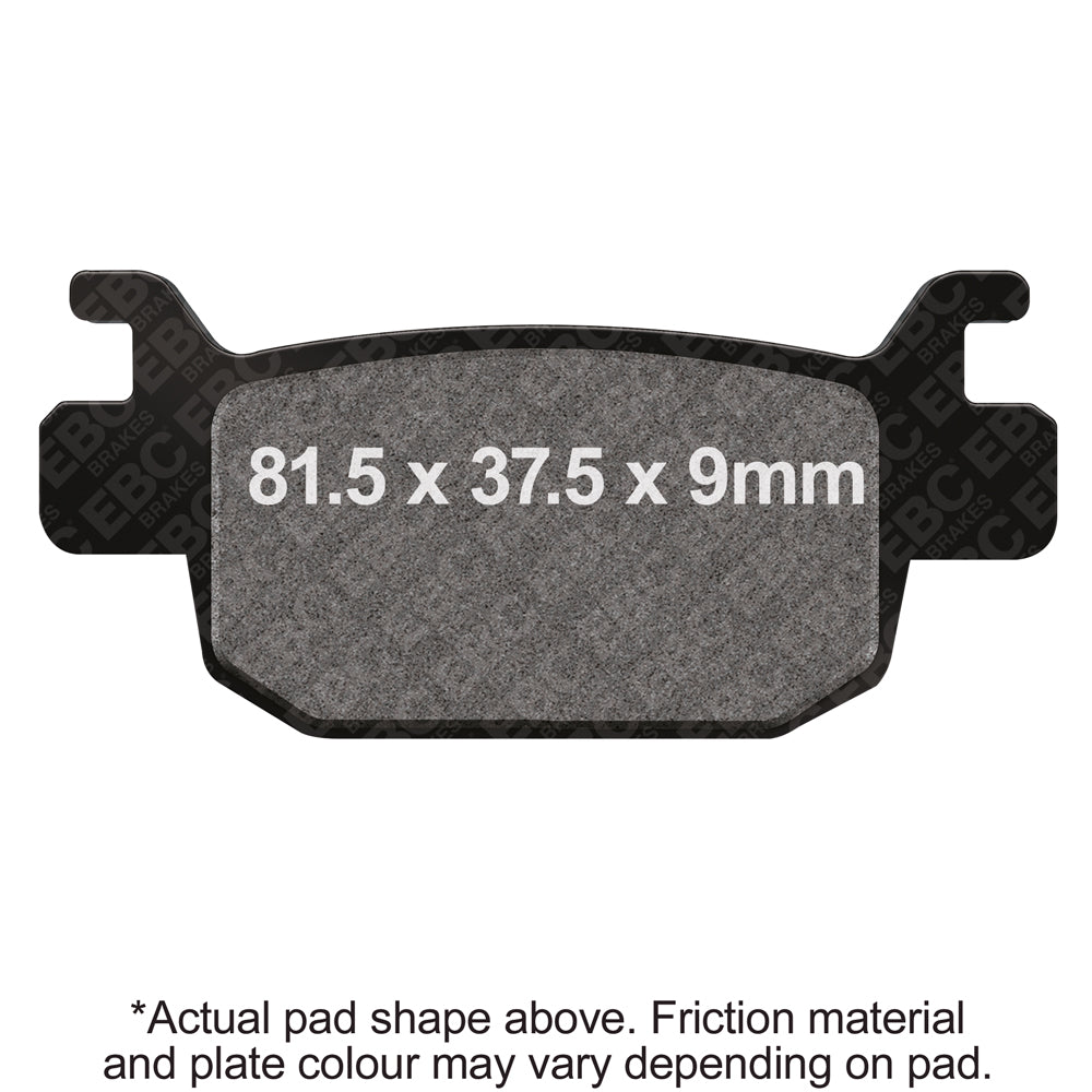 EBC 18-20 Benelli TRK125 Rear Right Sintered R/HH Brake Pads