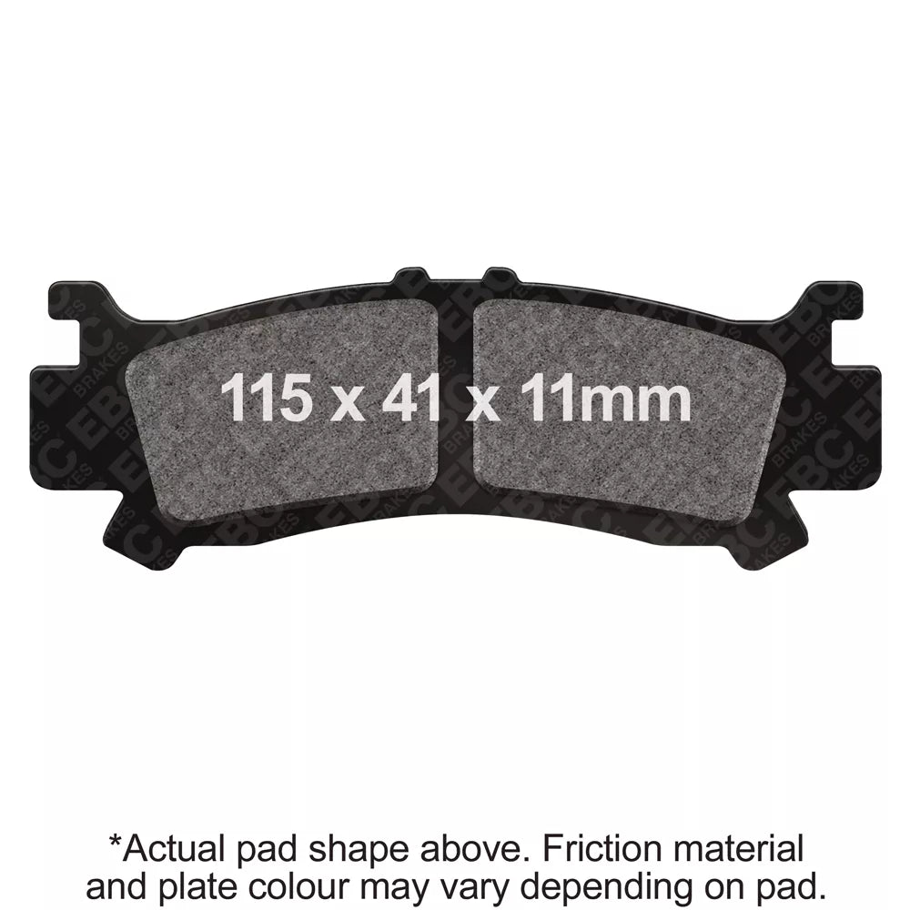 EBC 16-22 Honda SXS 1000 Pioneer (2 Seater) Front Left R Series Sintered Brake Pads