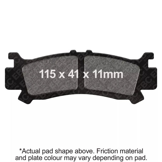 EBC 16-23 Honda SXS 1000 Pioneer (4 Seater) Front Right R Series Sintered Brake Pads