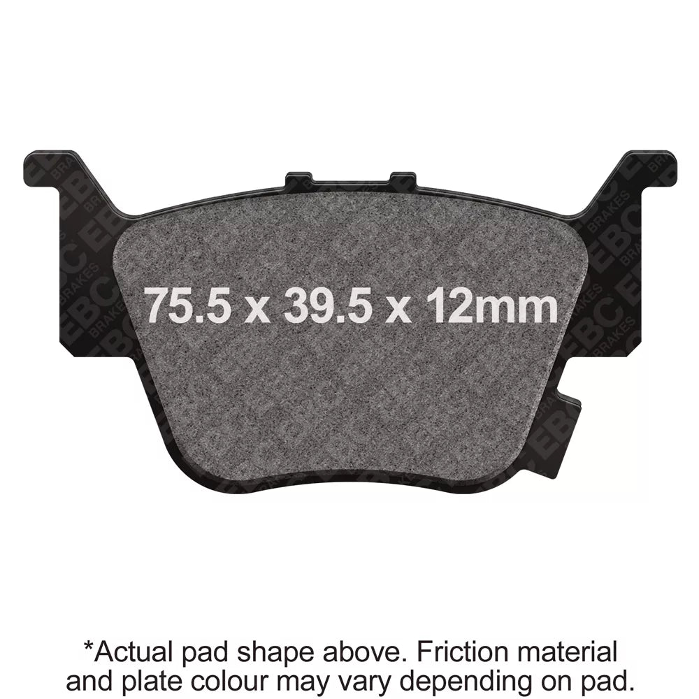 EBC 15-17 Honda SXS 500 SXS M2 Pioneer (2 Seater) Front Left R Series Sintered Brake Pads
