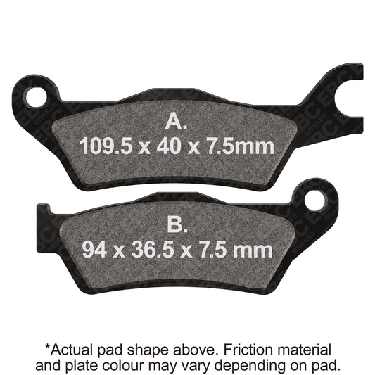 EBC 18-21 Suzuki GSX-R 125 Front Left Sintered HH/R Brake Pads