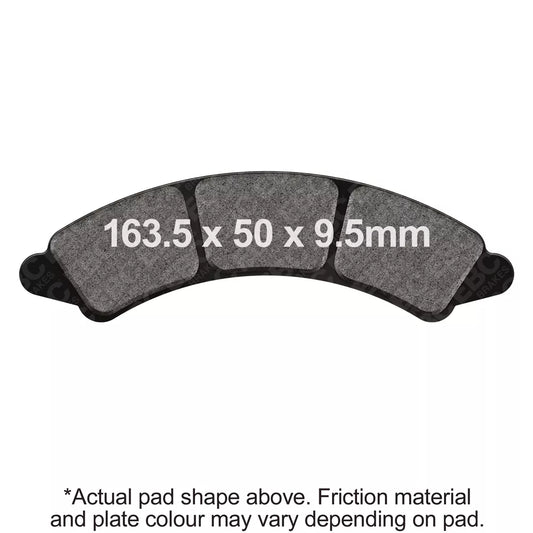 EBC 21-22 Polaris RZR 1000 S 4 Turbo (4 Seater) Front Left/Right R Series Sintered Brake Pads
