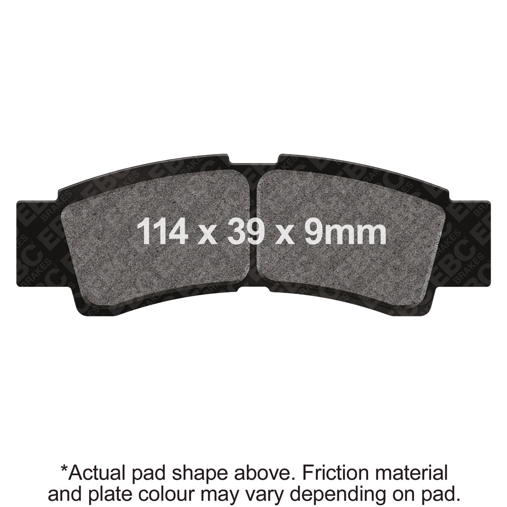 EBC 20-24 Kawasaki KRX 1000 Teryx Front Left/Right Sintered R Brake Pads