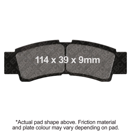 EBC 20-24 Kawasaki KRX 1000 Teryx Front Left/Right Sintered R Brake Pads