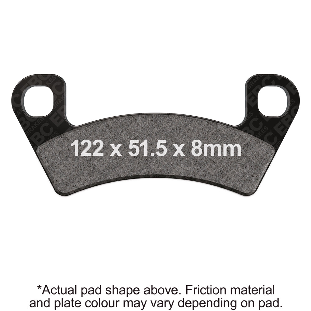 EBC 2015 Arctic Cat Side X Side 700 Wildcat Sport Front Left/Right R Sintered Brake Pads Brake Pads