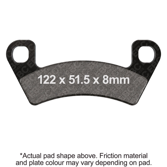 EBC 2015 Arctic Cat Side X Side 700 Wildcat Sport Front Left/Right R Sintered Brake Pads Brake Pads