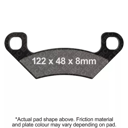 EBC 18-23 Arctic Cat Side X Side 1000 Wildcat XX (LTD/SE) Rear Left/Right Sintered R Brake Pads