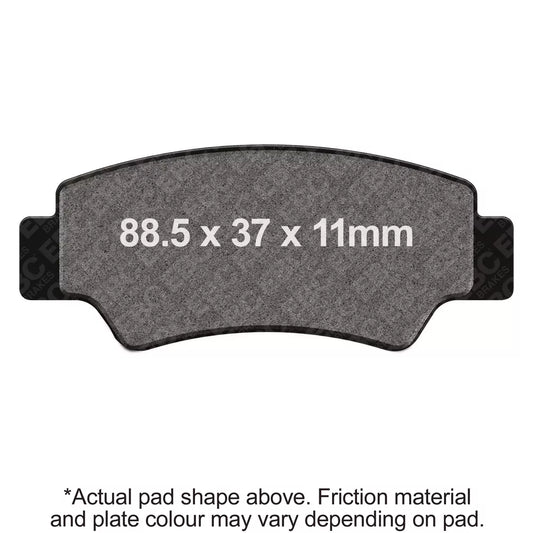 EBC 22-23 CF Moto CF 400 ATR-2L/2S Gen 2 Rear Left/Right R Series Sintered Brake Pads