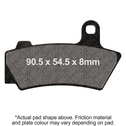 EBC 21-23 BMW R 18 Front Left/Right Sintered HH/R Brake Pads