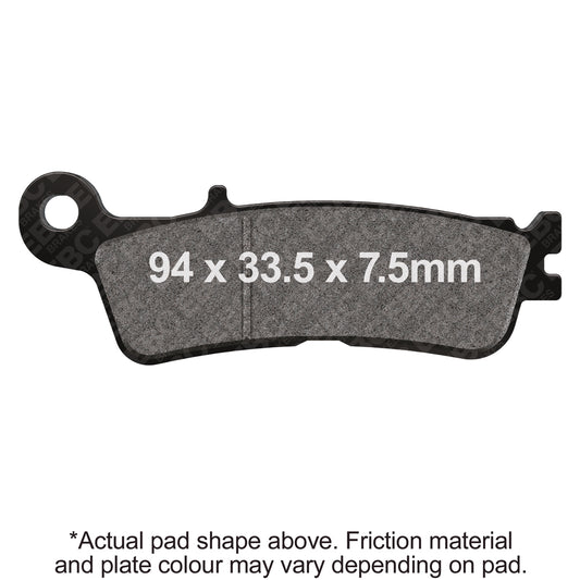 EBC 21-24 Yamaha YZ 125 2T 2T 270 F/Rotor/240 R/Rotor Front Left R Sintered Brake Pads Brake Pads