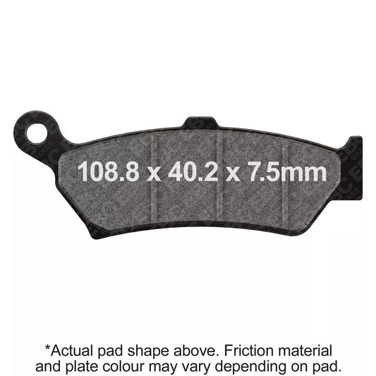 EBC 23-25 BMW R 1300 GS Spoked Wheel Rear Left HH Sintered Brake Pads