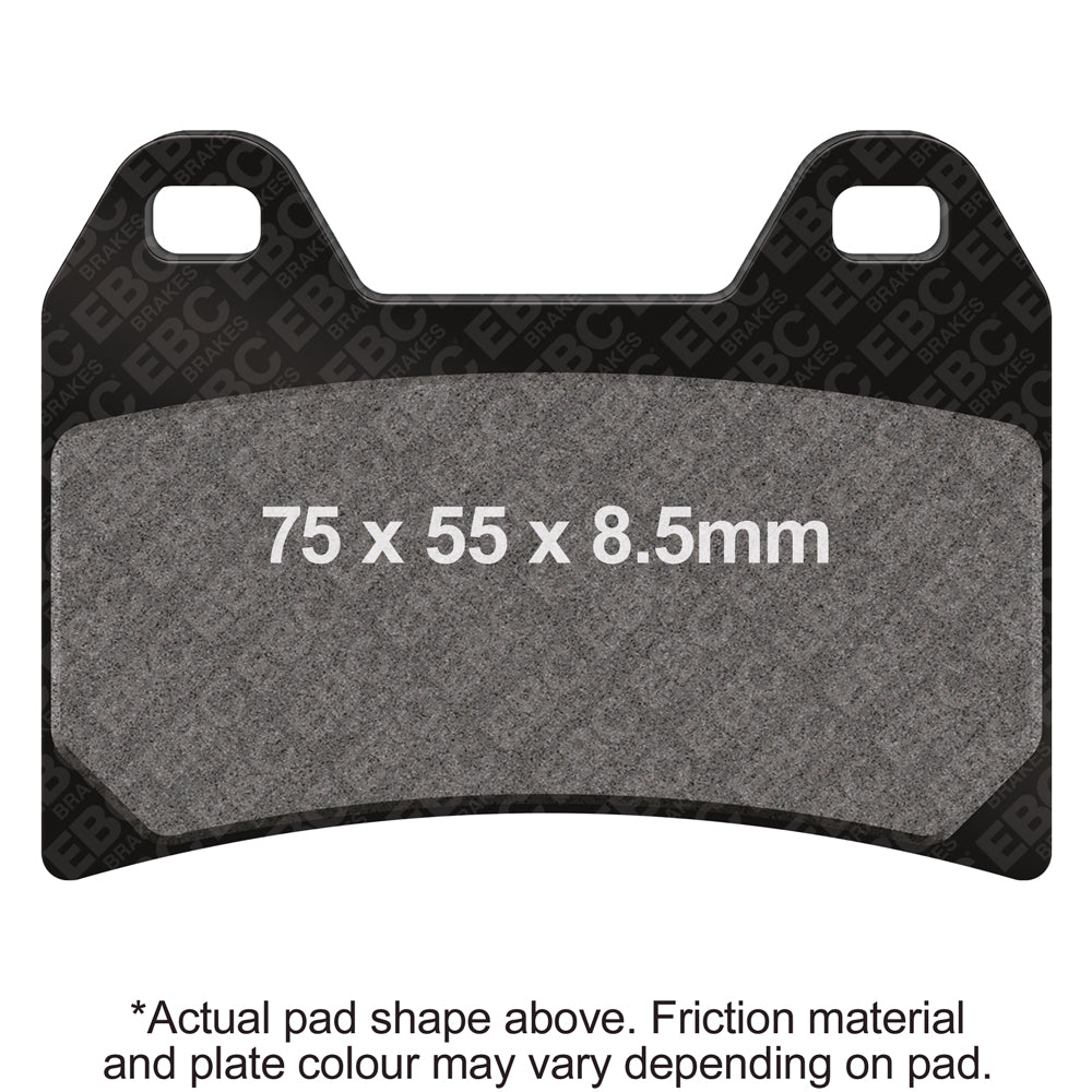 EBC 2000 Ducati 748 R (w/2 Pad Caliper) Front Right GPFAX HH Race Pads