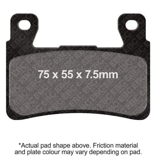 EBC 99-00 Honda CBR 600 F4 Carb Model Front Left/Right GPFAX HH Race Brake Pads