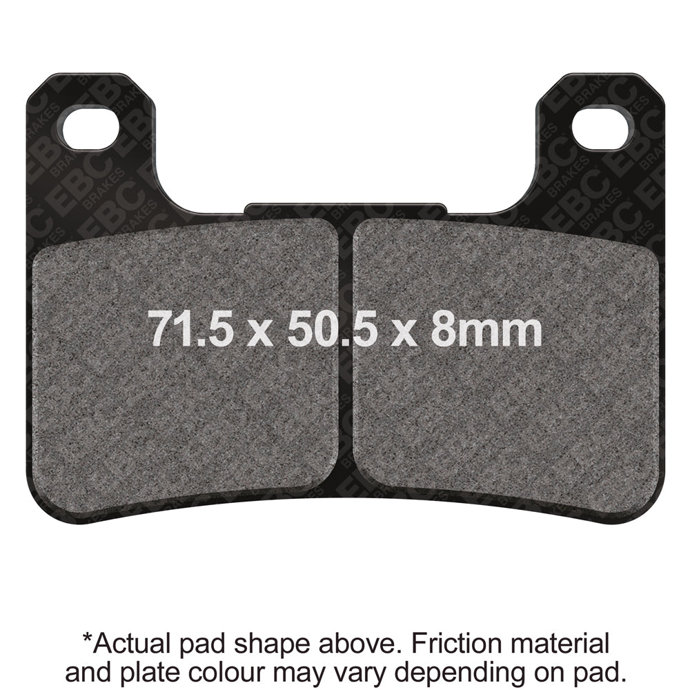 EBC 08-10 Kawasaki ZX10 R Ninja ZX 1000 E8F Front Left/Right GPFAX HH Race Brake Pads