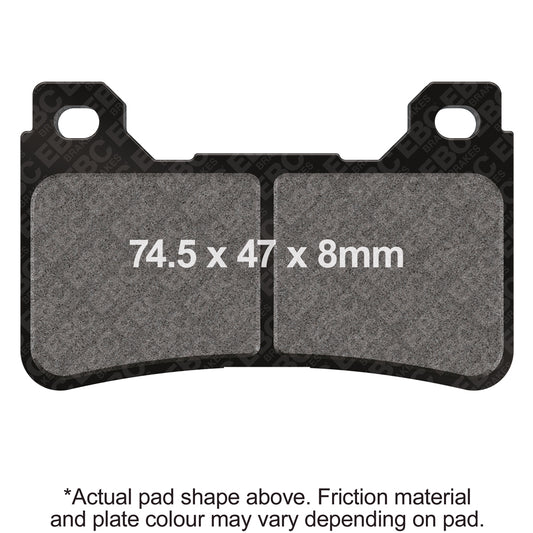 EBC 05-06 Honda CBR 600 RR Front Left/Right GPFAX HH Race Brake Pads