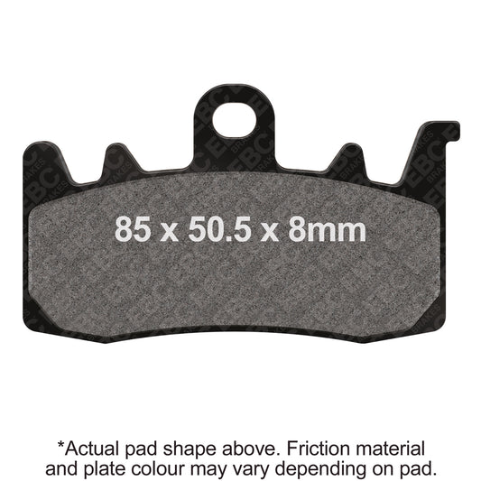 EBC 18-19 Triumph Hinckley Street Triple R 765 (w/ABS) Front Left/Right GPFAX HH Race Brake Pads