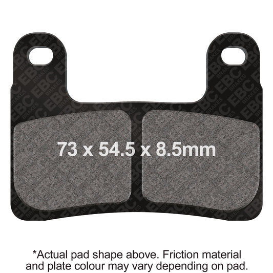 EBC 18-23 BMW S 1000 R (Disc Fitting Kit Required) Front Left/Right GPFAX HH Race Brake Pads
