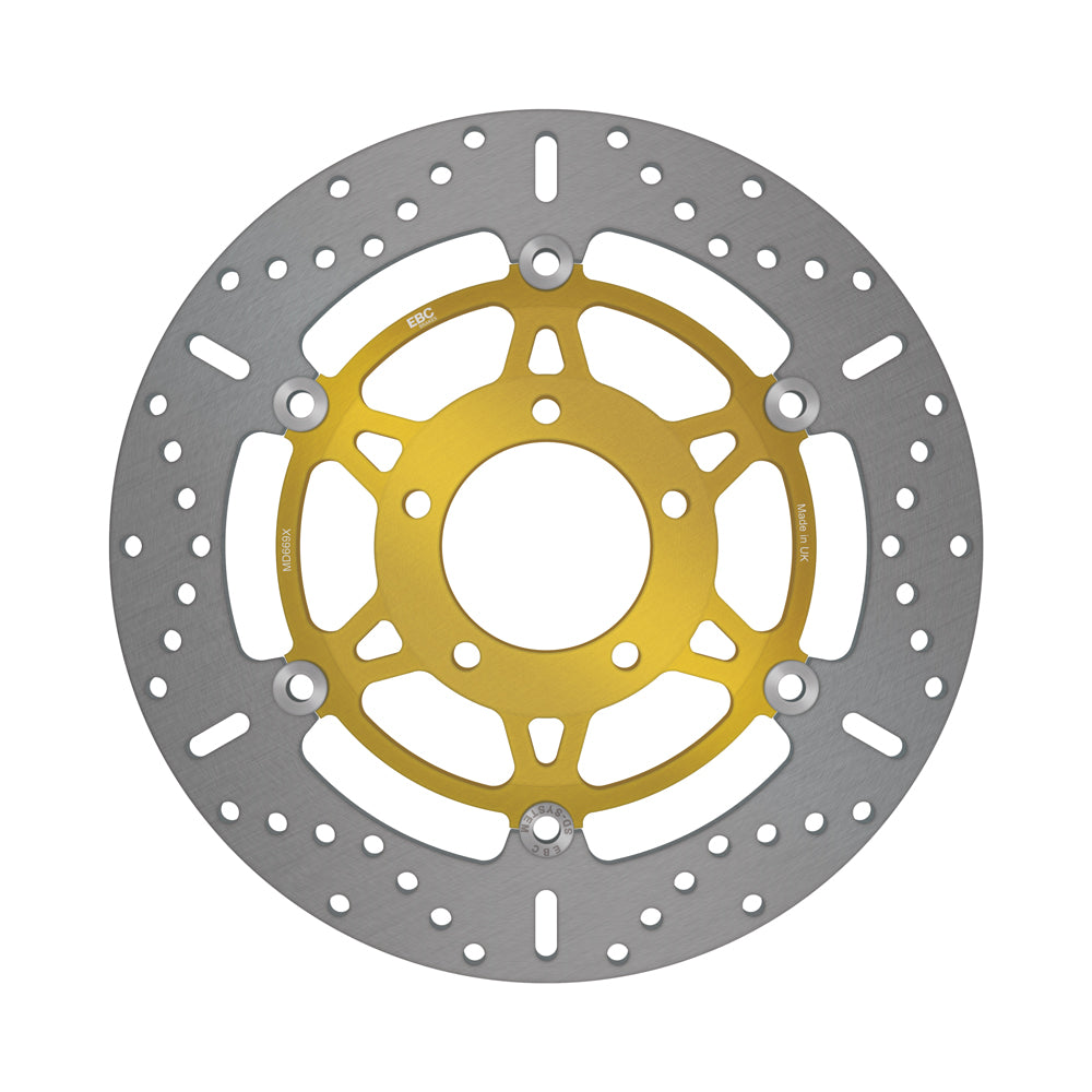 EBC 01-04 Triumph Hinckley Daytona 955i (w/5 Bolt Single Side Arm) Frt Lft/Rght Standard Brake Rotor