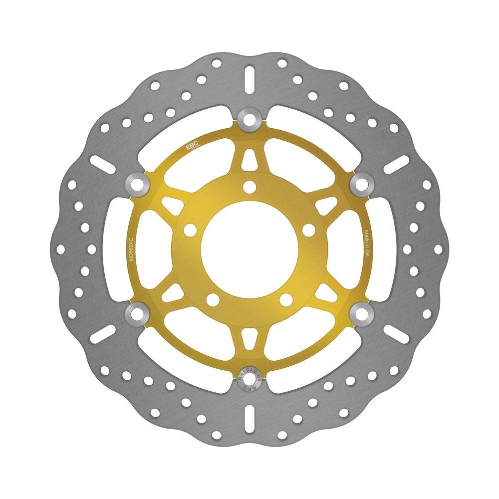 EBC 01-04 Triumph Hinckley Daytona 955i (w/5 Bolt Single Side Arm) Front Left/Right Contour Rotor
