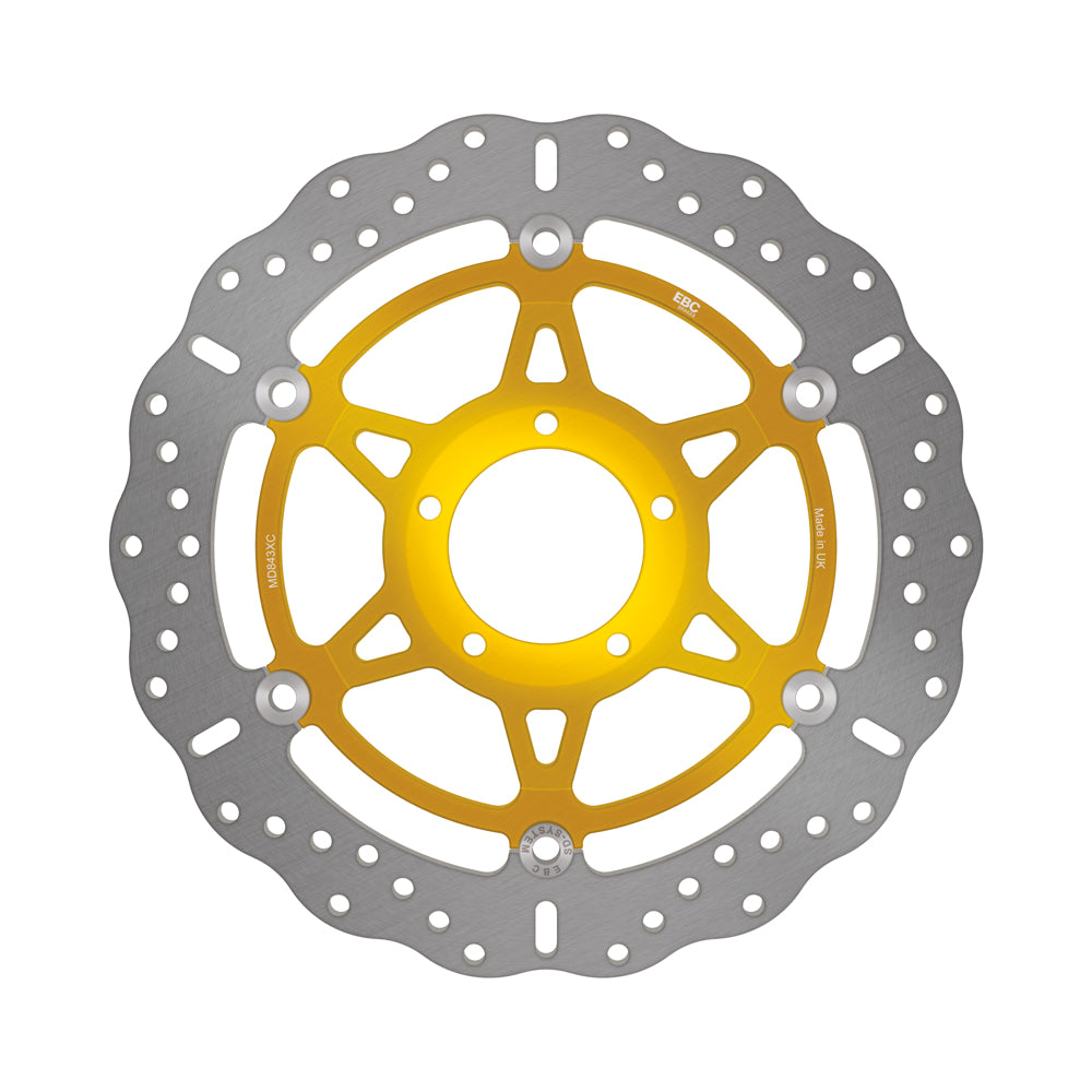 EBC 08-10 Ducati 848 Radial 2 Pad Caliper Front Left/Right Contour Profile Rotor