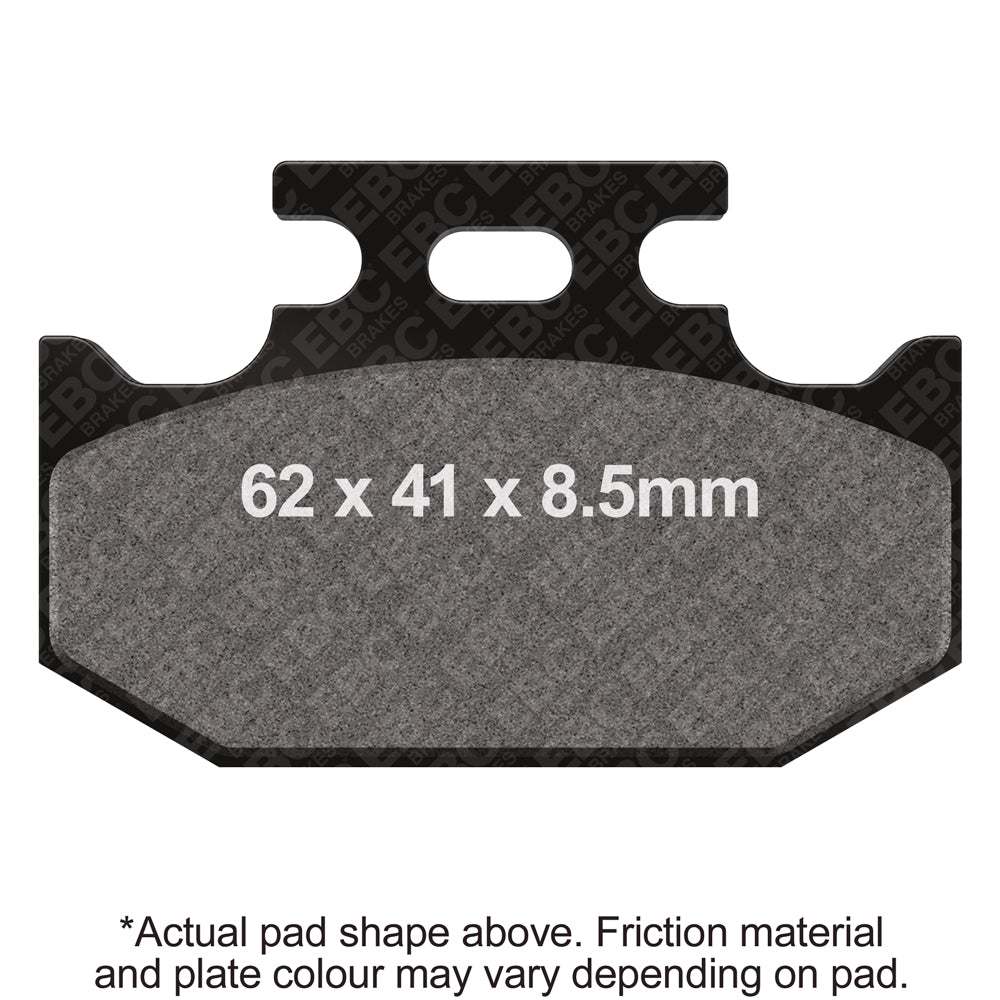 EBC 93-94 Kawasaki KDX 200 E Rear Left/Right Sintered MXS Series Brake Pads