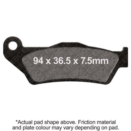 EBC 19-24 Yamaha XTZ 690 T7 Tenere Front Left/Right MXS Series Brake Pads