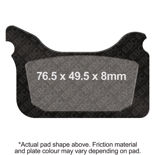 EBC 09-12 Aprilia SXV 4.5/5.5 Front Left MXS Sport Brake Pads