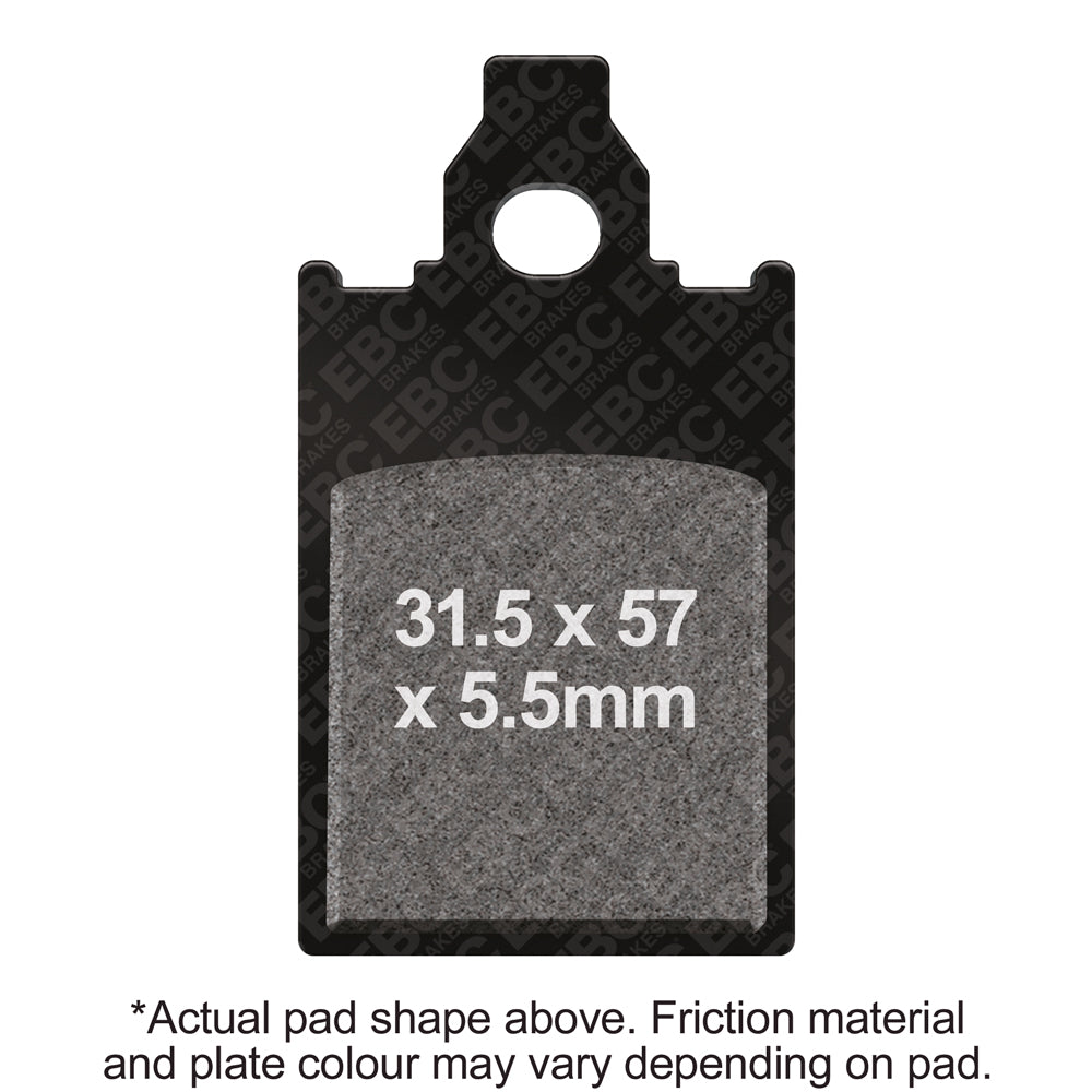 EBC 98-04 Malaguti F12 Phantom A/C Front Left FA-SFA-X Brake Pads