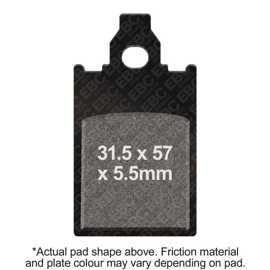 EBC 98-04 Malaguti F12 Phantom A/C Front Left FA-SFA-X Brake Pads
