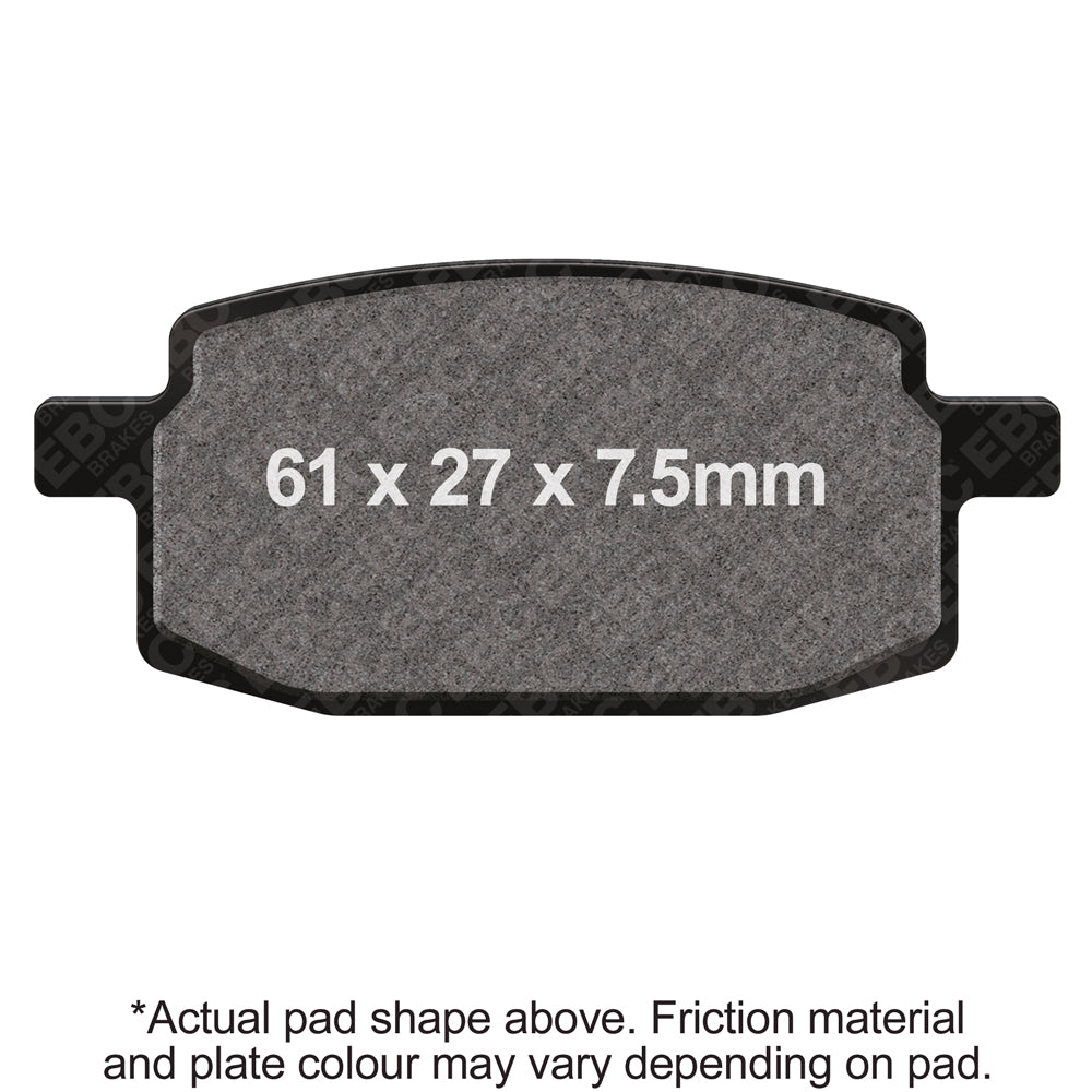 EBC 02-05 Yamaha Zuma 50 2T Front Left FA-SFA-X Brake Pads