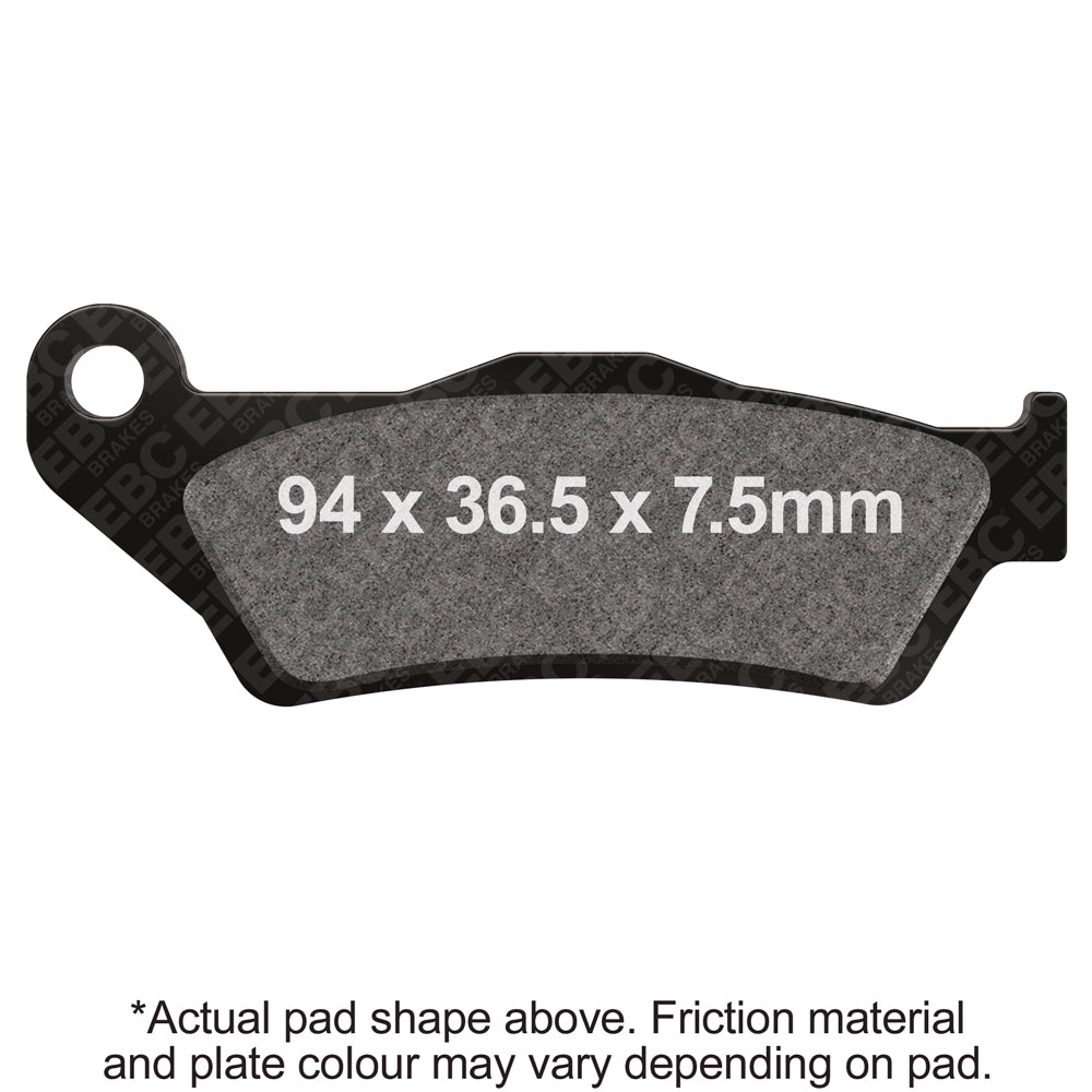 EBC 05-09 Piaggio X9 500 Evolution Front Left/Right FA-SFA-X Brake Pads