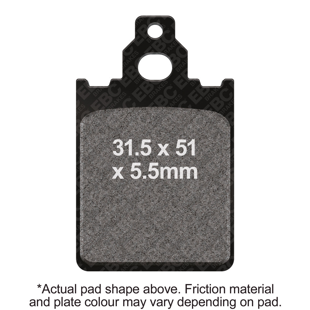 EBC 05-06 Vespa PX 150 All Models Front Left FA-SFA-X Brake Pads
