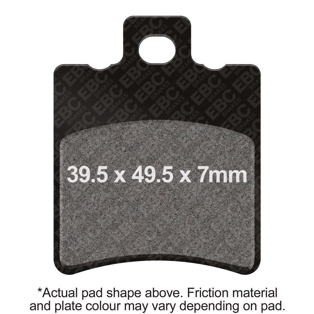 EBC 98-99 Yamaha CW 50 Bws Front Left Sintered HH/R Brake Pads