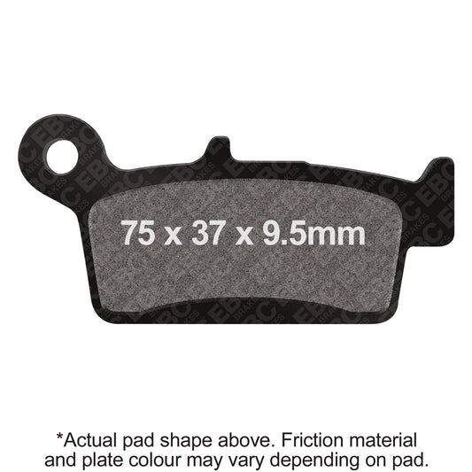 EBC 00-04 Kymco Street Cobra Racer 50 SF10AG Front Left FA-SFA-X Brake Pads