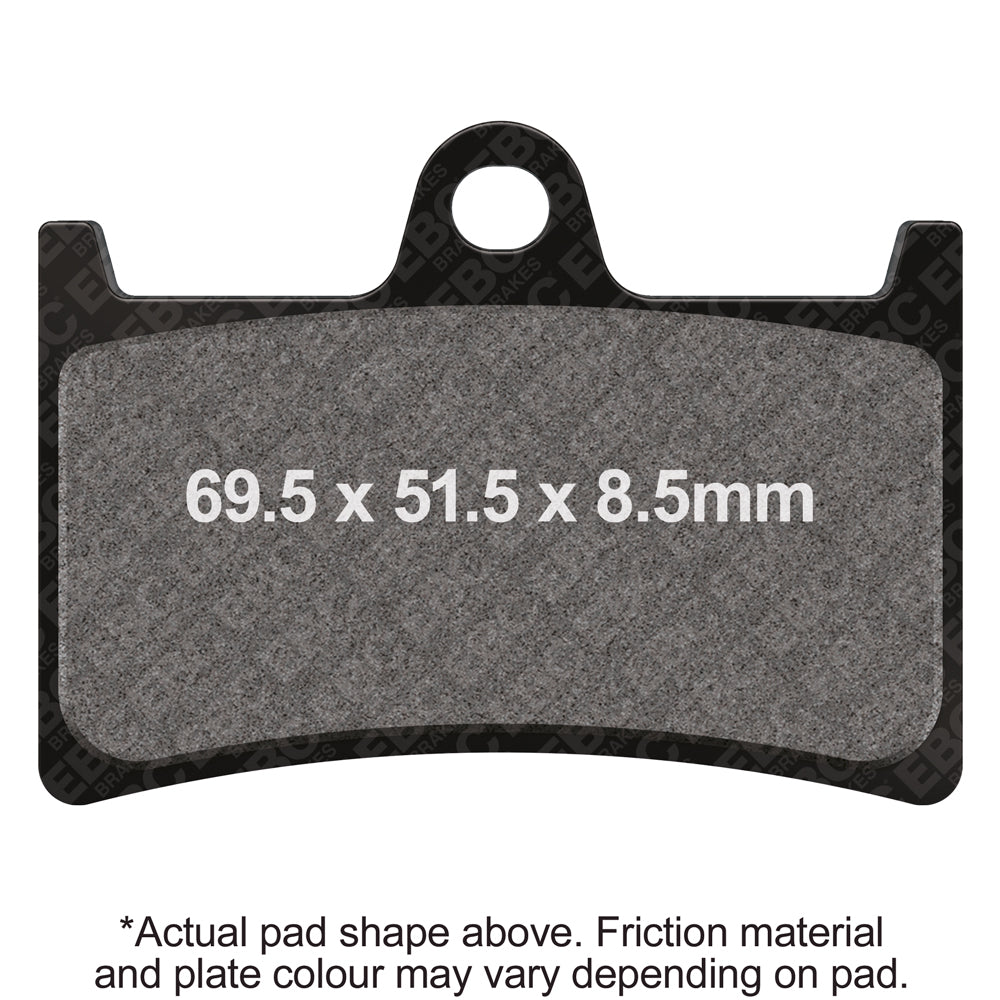 EBC 09-11 Yamaha XP 500 T-Max 4B51 Front Left/Right Sintered HH/R Brake Pads