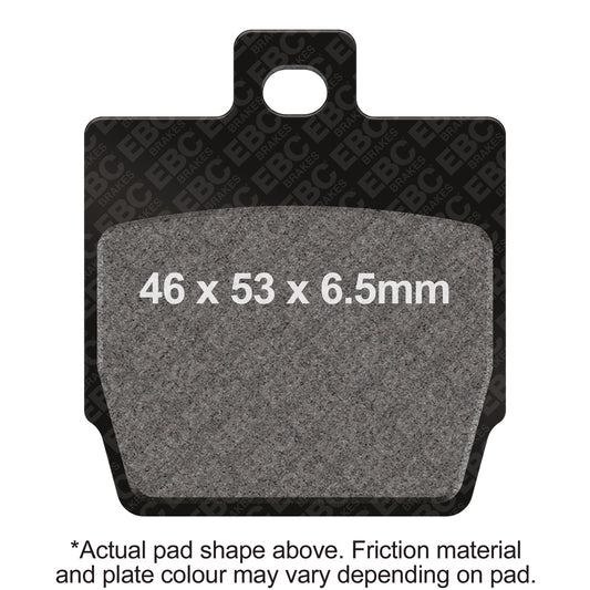 EBC 01-03 Yamaha EW 50 Stunt Front Left FA-SFA-X Brake Pads