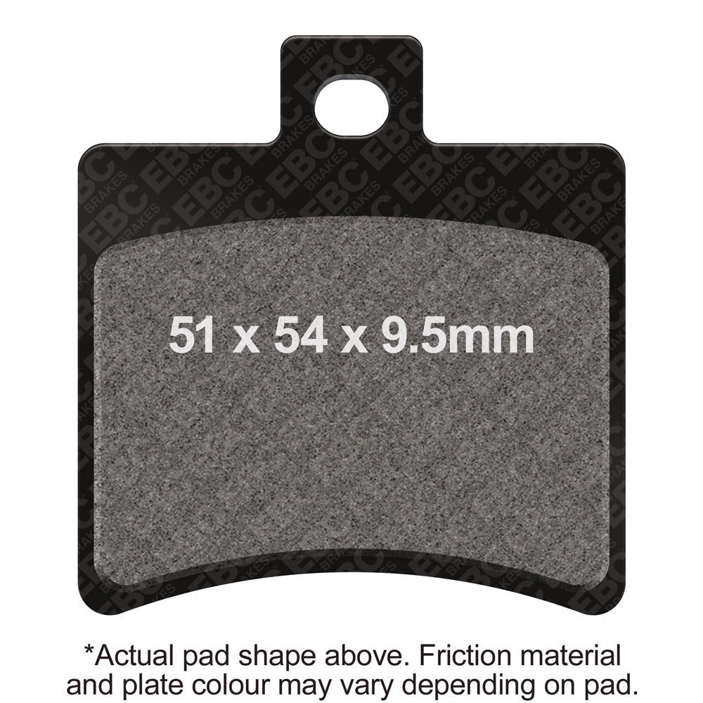 EBC 04-15 Aprilia SR 50 Factory Rear Left Sintered R/HH Brake Pads