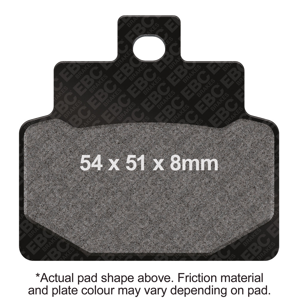 EBC 05-09 Aprilia Mojito 150 Custom Front Left FA-SFA-X Brake Pads
