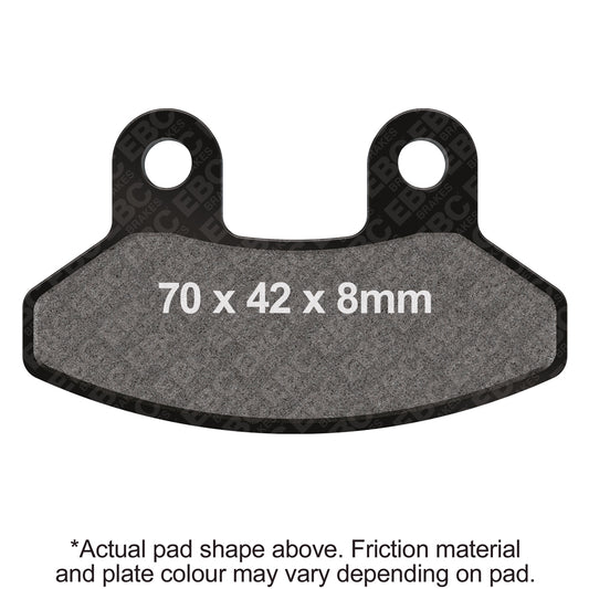 EBC 04-12 Sym RS 50 Front Left FA-SFA-X Brake Pads