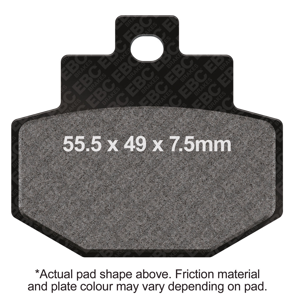EBC 13-20 Piaggio Fly 150 4T/3V Rear Left Sintered R/HH Brake Pads