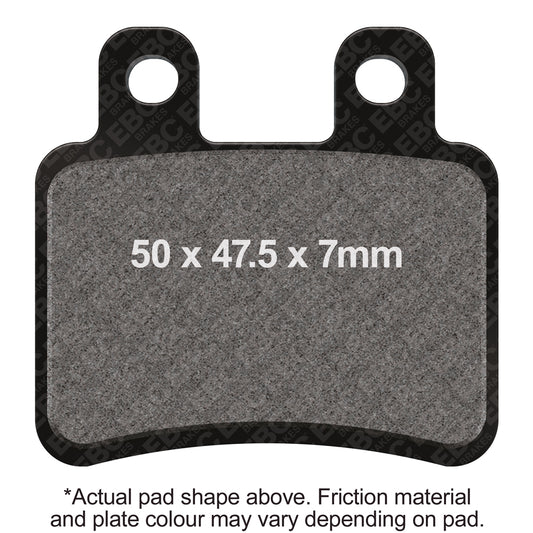 EBC 03-05 Derbi Boulevard 150 Front Left FA-SFA-X Brake Pads