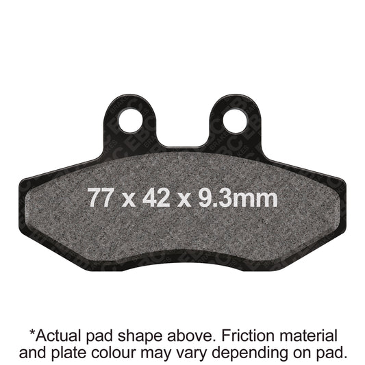 EBC 04-12 Yamaha NXC 125 Flame X Front Left FA/SFA/X Brake Pads