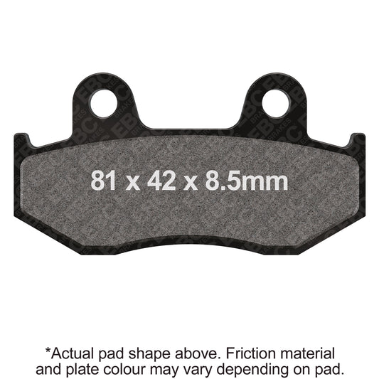 EBC 03-06 Suzuki AN 400 Burgman Rear Left FA-SFA-TT-X Brake Pads