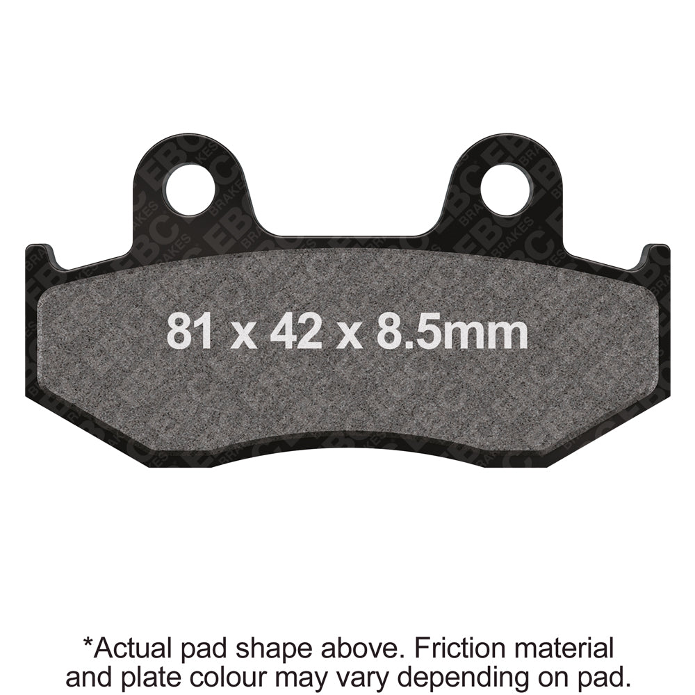 EBC 03-06 Suzuki AN 400 Burgman Rear Left Sintered R/HH Brake Pads