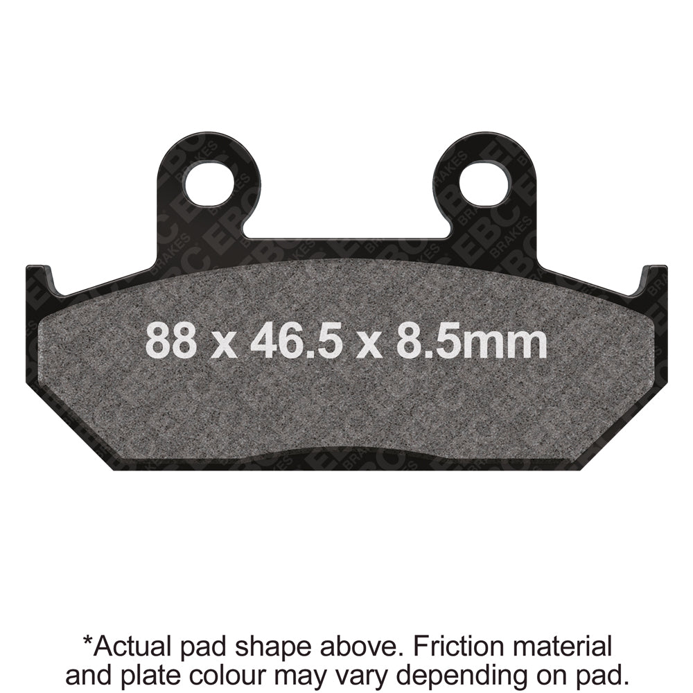 EBC 07-16 Suzuki AN 400 Burgman Rear Left FA-SFA-TT-X Brake Pads
